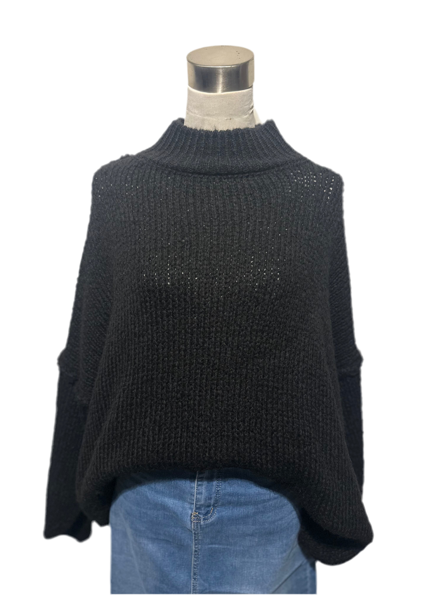 Pull ample en laine