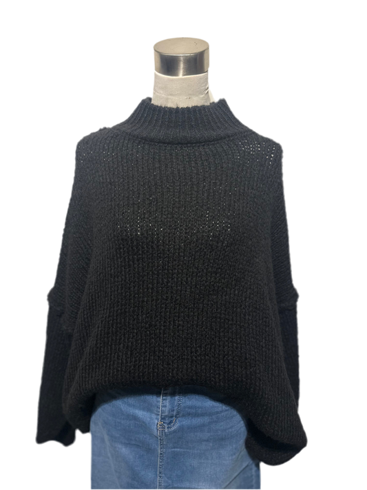 Pull ample en laine