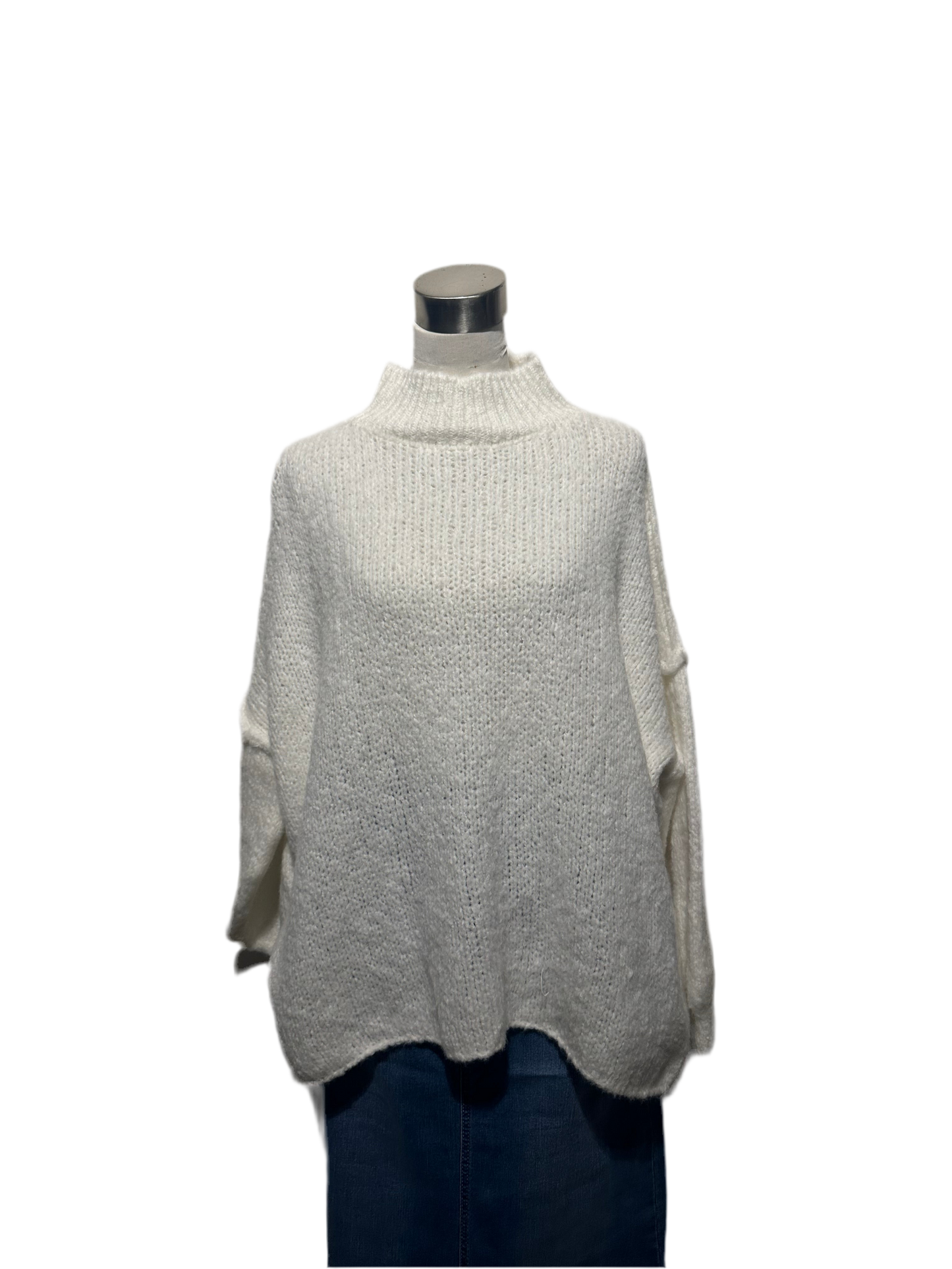 Pull ample en laine