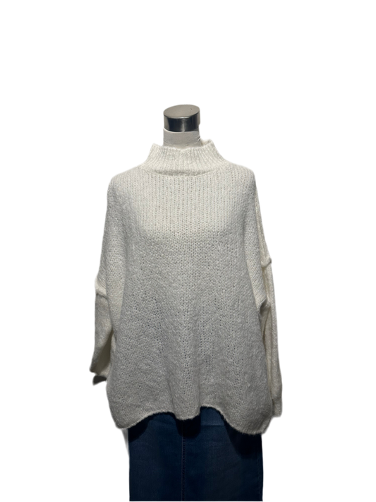 Pull ample en laine